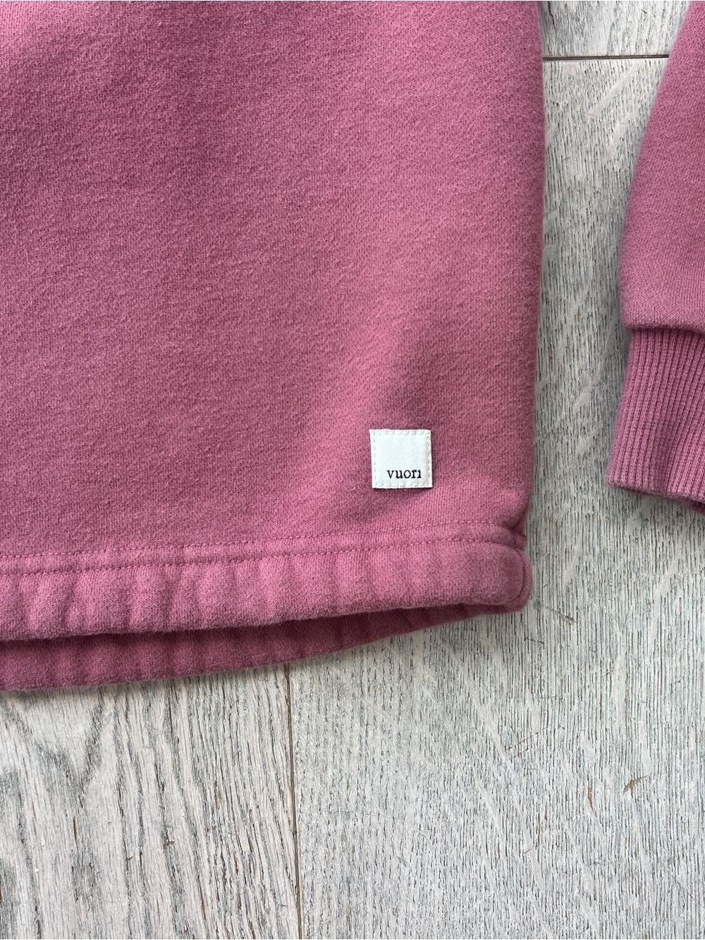 Vuori Restore Crew Sweatshirt in Desert Rose Women’s Size M - Picture 2 of 8
